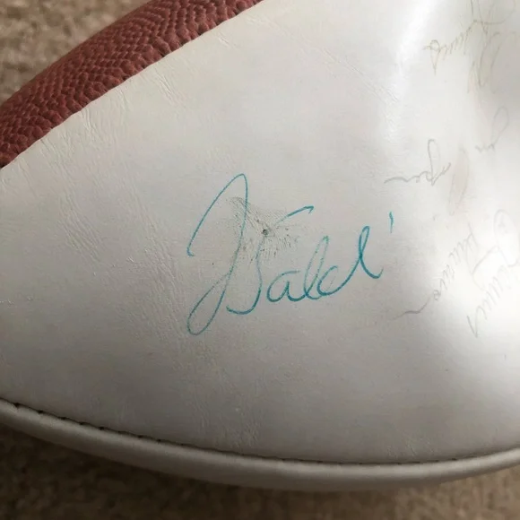 Vintage 1980's Dallas Cowboys Autographed Signed Football - No COA - Picture 6 of 16